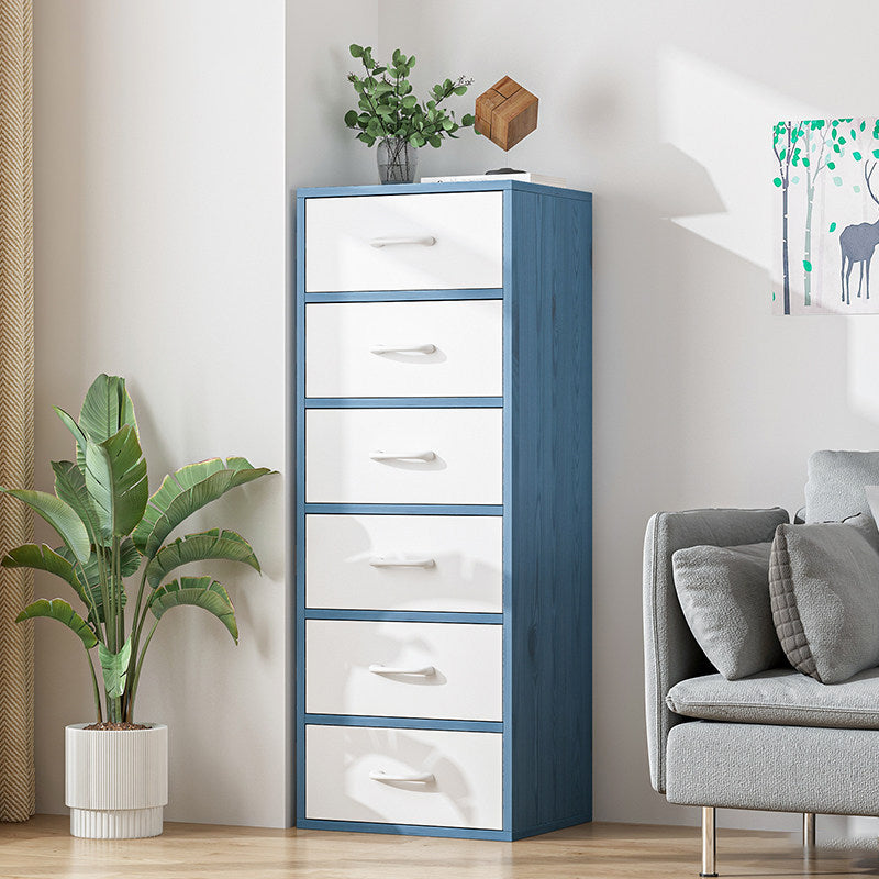 Contemporary Matte Finish Dresser Bedroom Wood Storage Chest