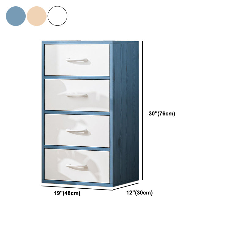 Contemporary Matte Finish Dresser Bedroom Wood Storage Chest