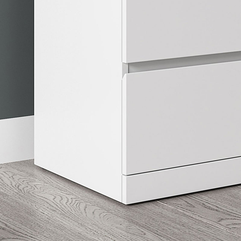 Contemporary Chest Wood Vertical Chest with Drawers for Home/Office