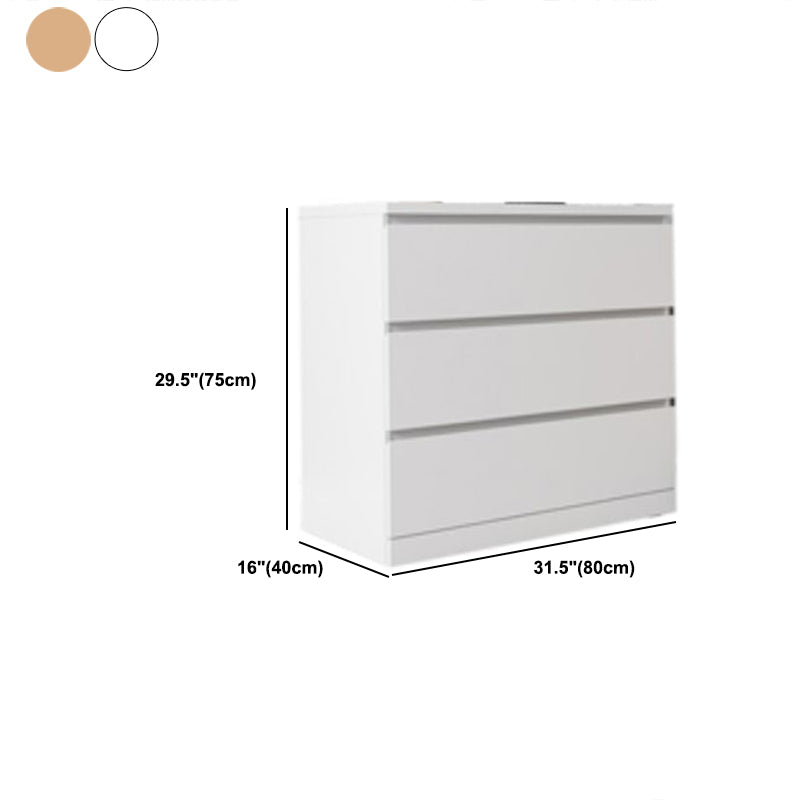 Contemporary Chest Wood Vertical Chest with Drawers for Home/Office