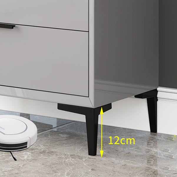 Contemporary Vertical Chest Wood Chest with Drawers for Bedroom