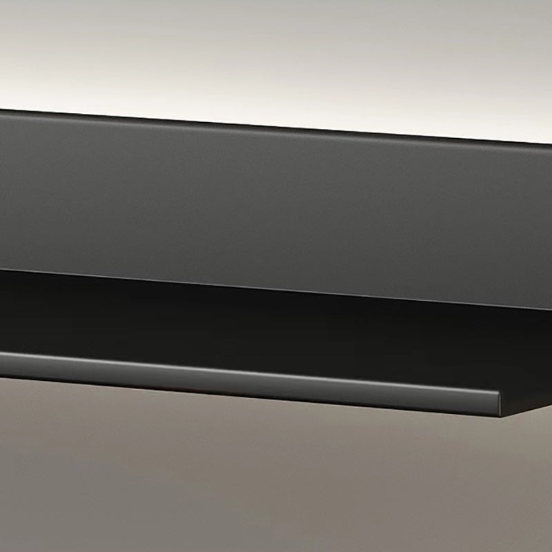 1 Shelf Metal Bookshelf Modern Floating Wall Mounted Bookcase