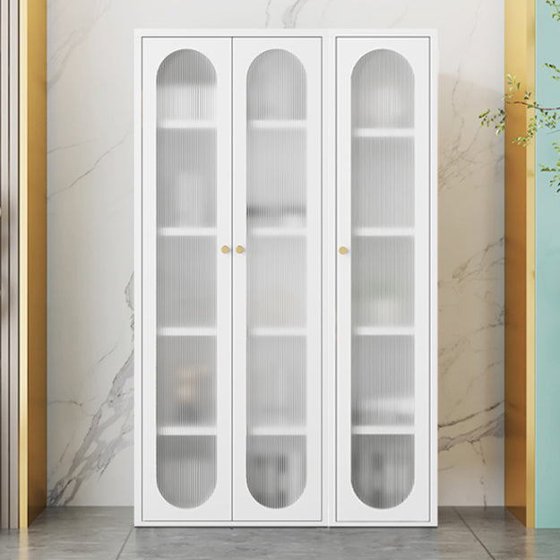 Modern Metal Bookcase Standard Closed Back Bookshelf for Home Office