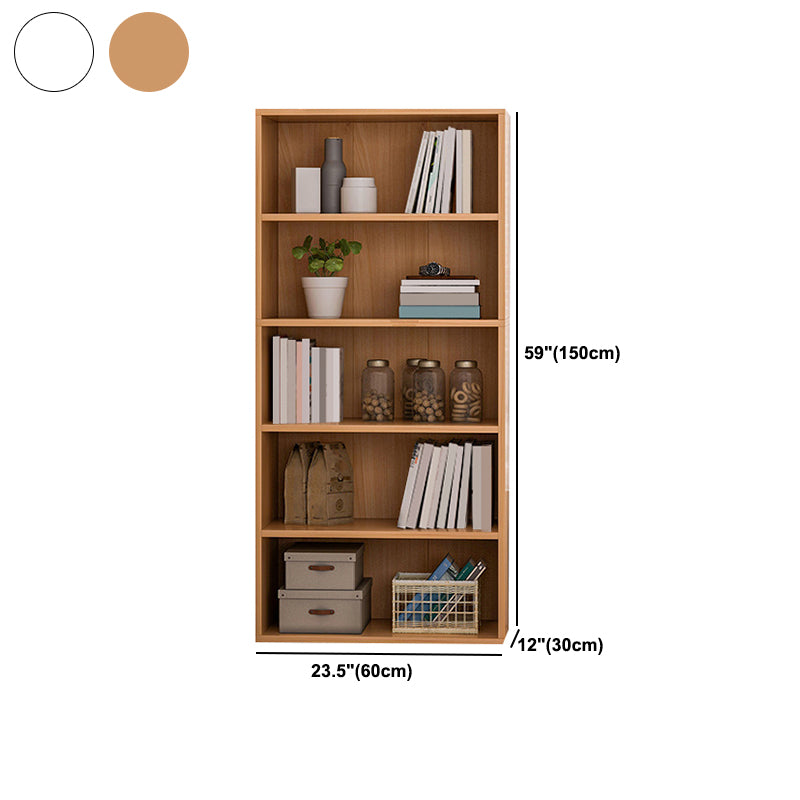 Modern Engineered Wood Bookcase Standard Bookshelf for Any Room 23.6" L X 11.8" H