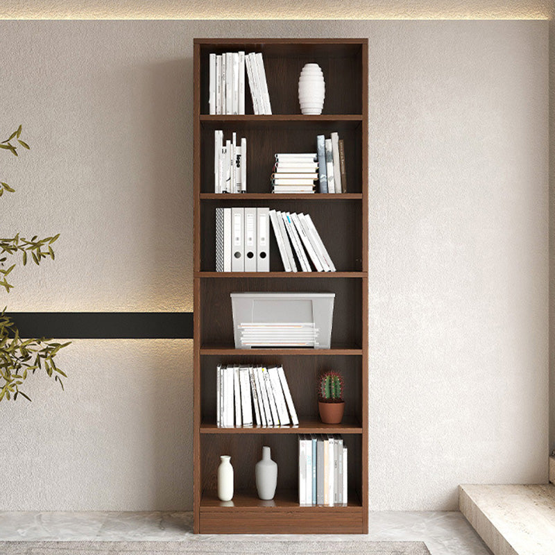 9.5"W Modern Wood Bookshelf Rectangular Shelves Bookcase for Living Room