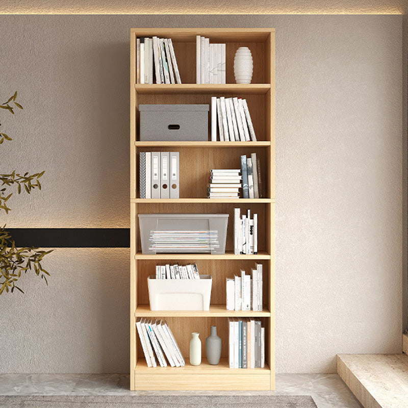 9.5"W Modern Wood Bookshelf Rectangular Shelves Bookcase for Living Room