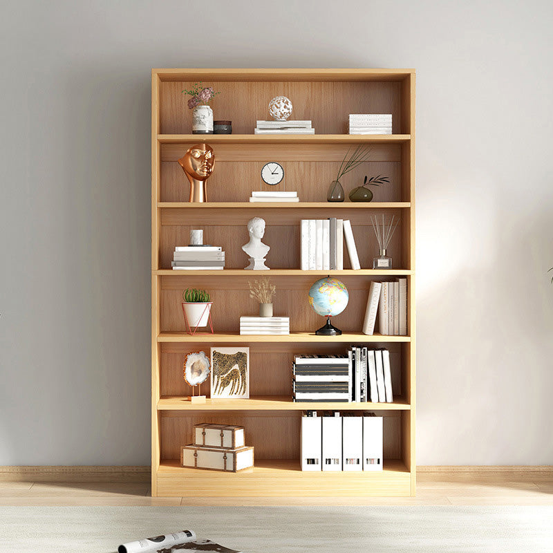 9.5"W Modern Wood Bookshelf Rectangular Shelves Bookcase for Living Room