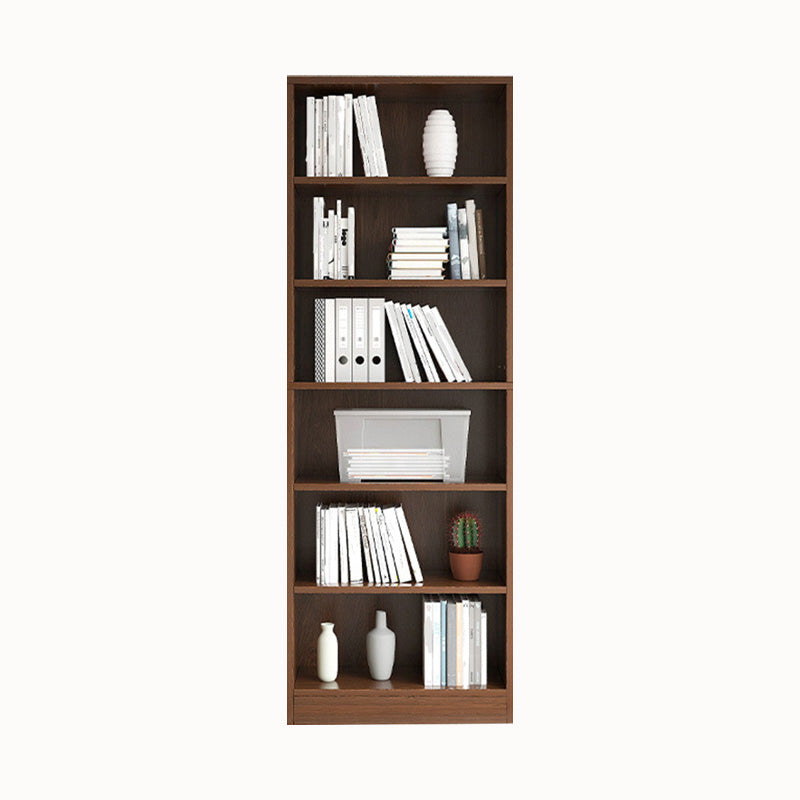 9.5"W Modern Wood Bookshelf Rectangular Shelves Bookcase for Living Room