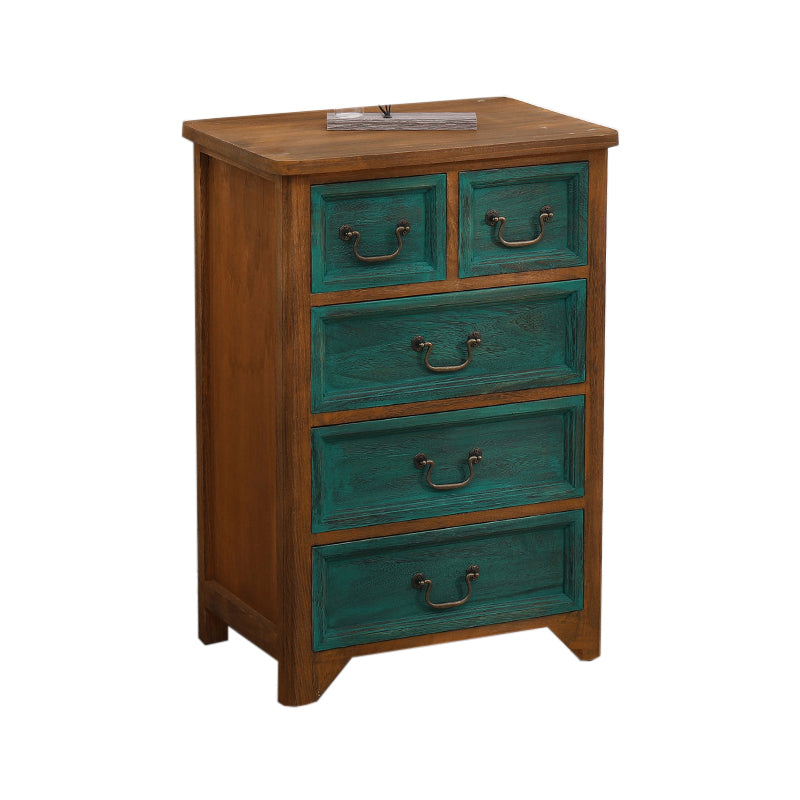Traditional Matte Finish Storage Chest Bedroom Solid Wood Dresser