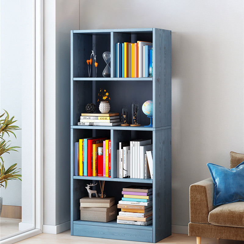 Bookshelf Floor Open Bedroom Storage Cabinet Living Room Lattice Locker Modern Bookcase