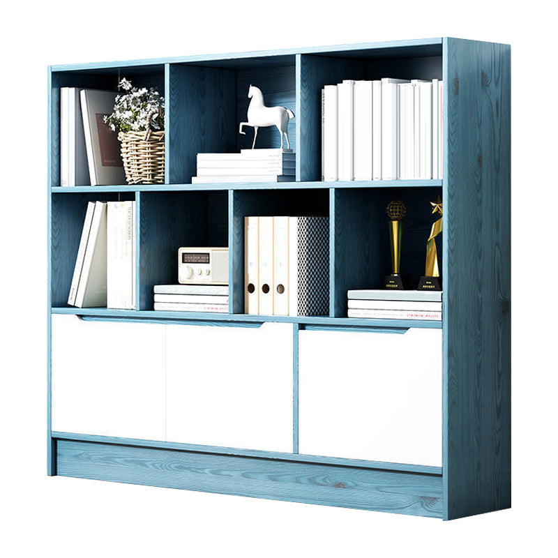 Bookshelf Floor Open Bedroom Storage Cabinet Living Room Lattice Locker Modern Bookcase