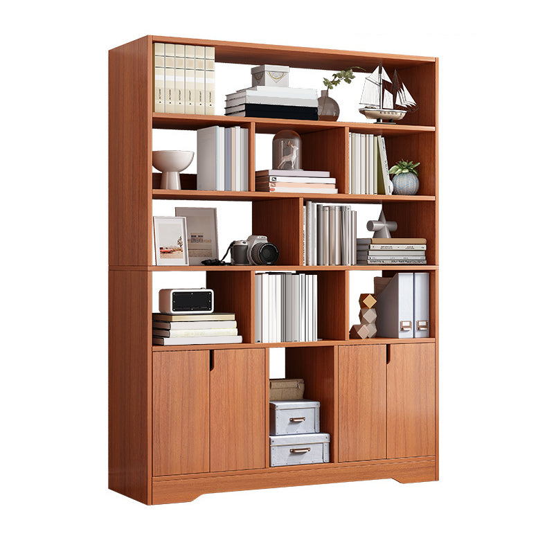 Floor Standard Bookshelf with Drawer Living Room Wooden Bookcase Rack Shelf