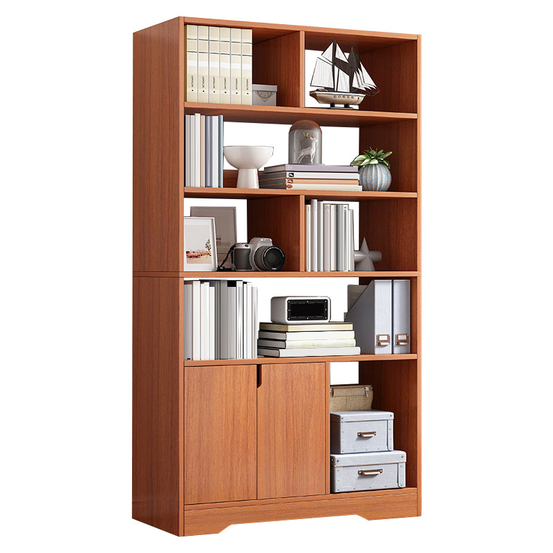 Floor Standard Bookshelf with Drawer Living Room Wooden Bookcase Rack Shelf