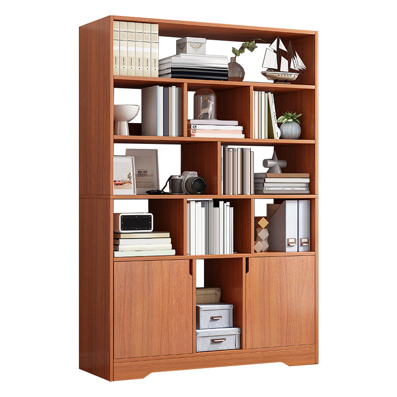 Floor Standard Bookshelf with Drawer Living Room Wooden Bookcase Rack Shelf