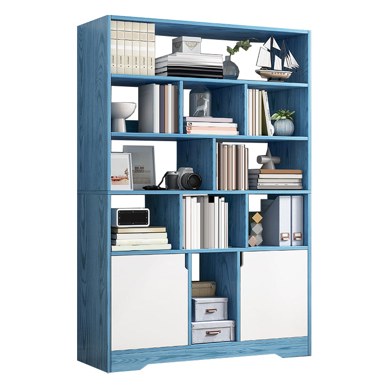 Floor Standard Bookshelf with Drawer Living Room Wooden Bookcase Rack Shelf