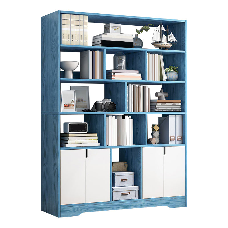 Floor Standard Bookshelf with Drawer Living Room Wooden Bookcase Rack Shelf