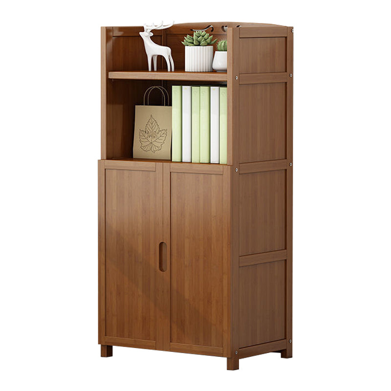 Walnut Bookcase Floor Multi-layer Storage Rack Student Home Bookshelf