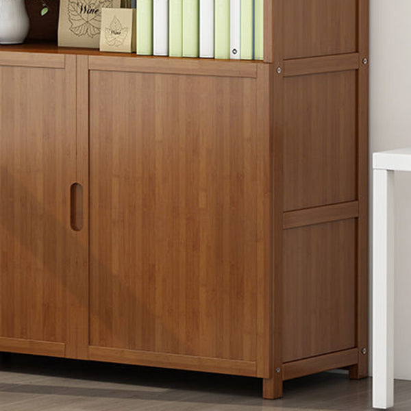 Walnut Bookcase Floor Multi-layer Storage Rack Student Home Bookshelf