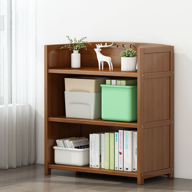 Walnut Bookcase Floor Multi-layer Storage Rack Student Home Bookshelf