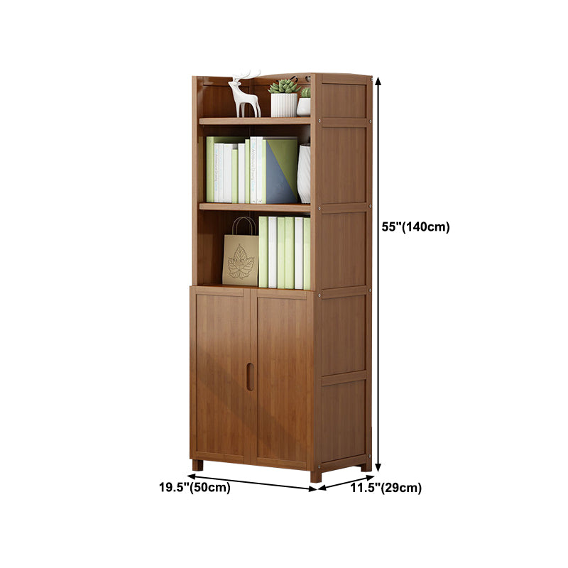 Walnut Bookcase Floor Multi-layer Storage Rack Student Home Bookshelf