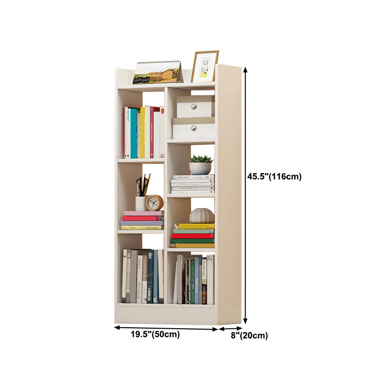 Contemporary Manufactured Wood Bookshelf Home Standard Bookcase