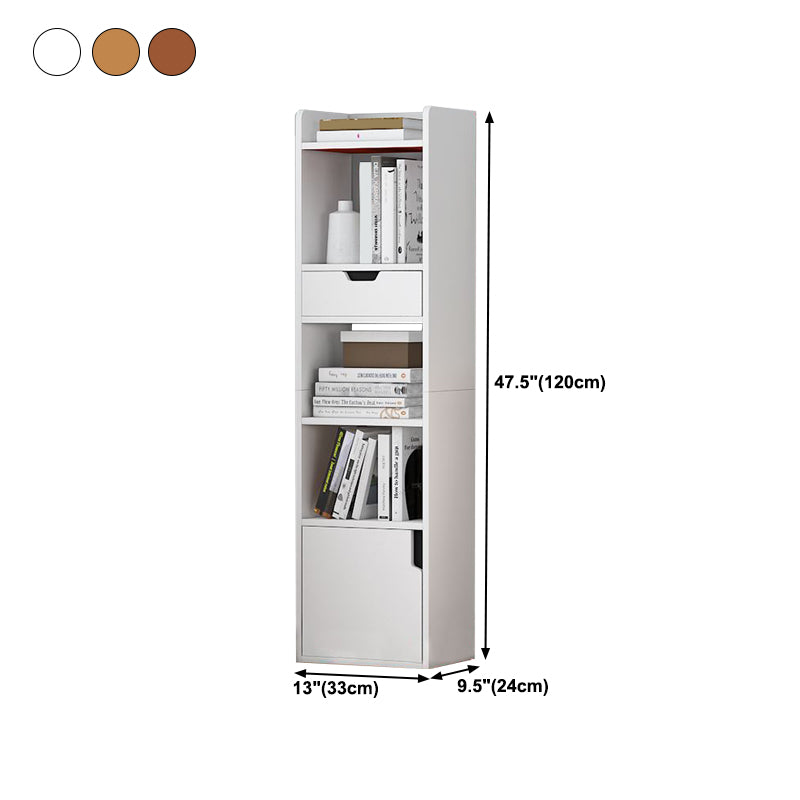 Contemporary Manufactured Wood Bookshelf Home Standard Bookcase