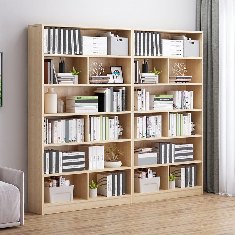 Modem Bookcase, Engineered Wood Standard Bookshelf With Rectangular Shelves