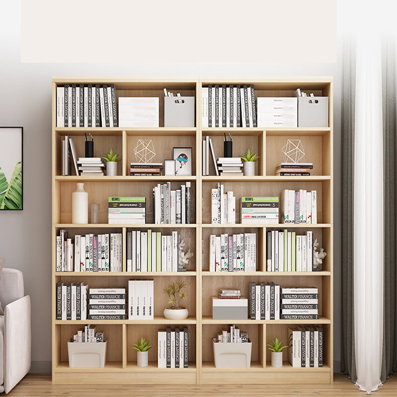Modem Bookcase, Engineered Wood Standard Bookshelf With Rectangular Shelves