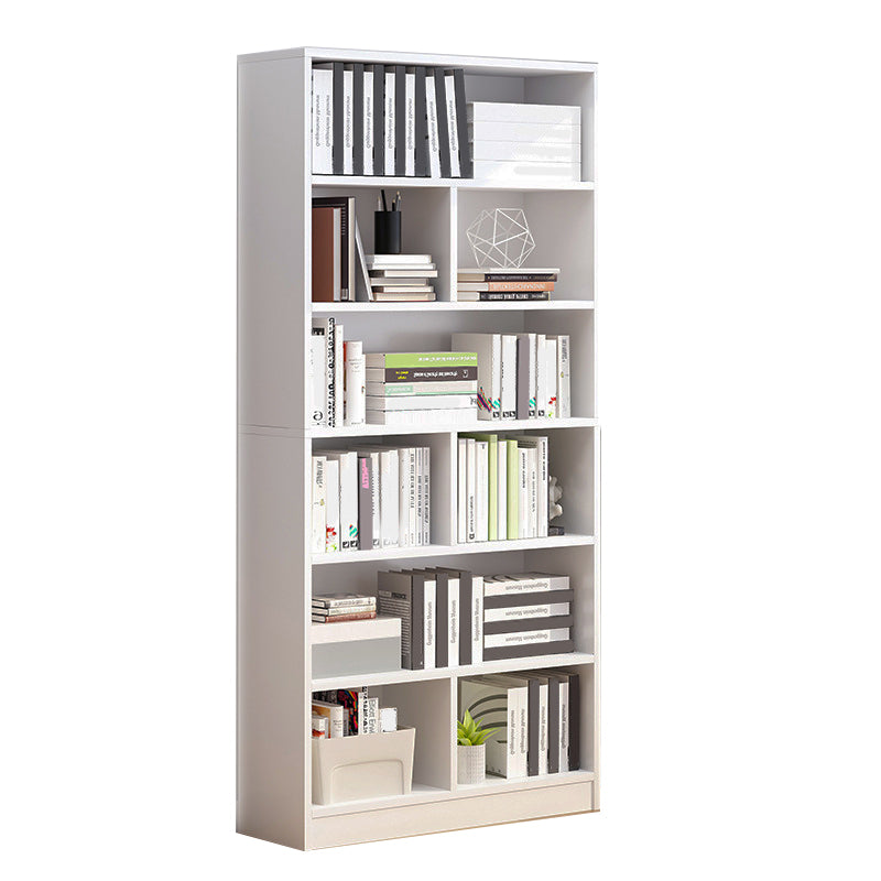 Modem Bookcase, Engineered Wood Standard Bookshelf With Rectangular Shelves