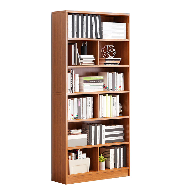 Modem Bookcase, Engineered Wood Standard Bookshelf With Rectangular Shelves