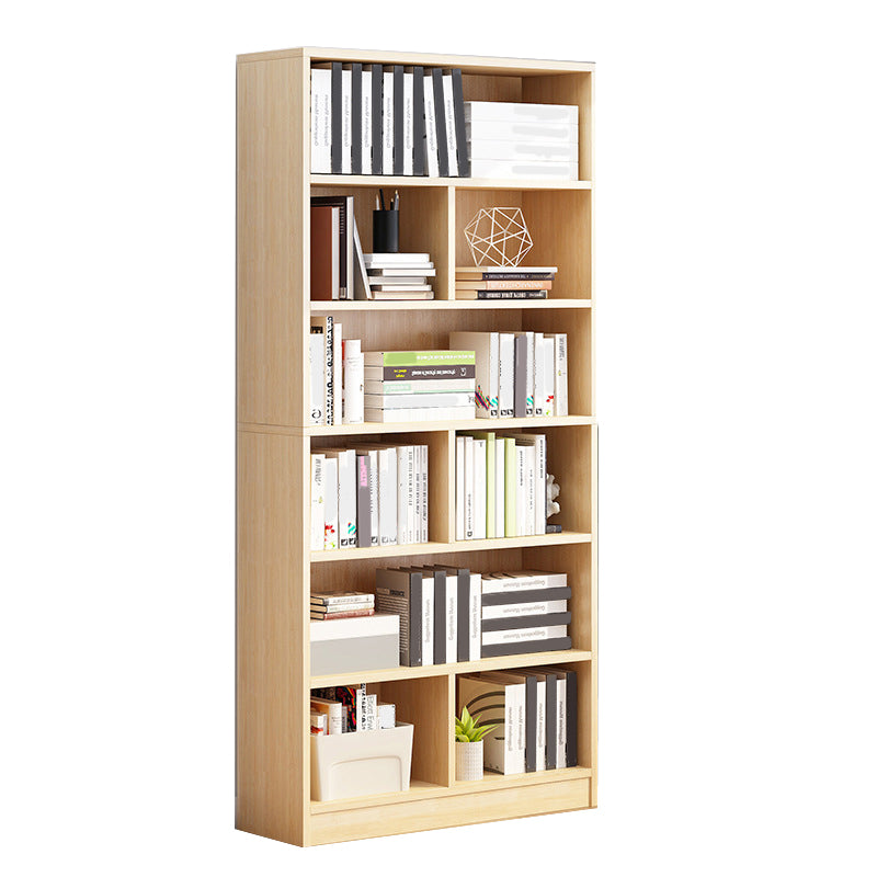 Modem Bookcase, Engineered Wood Standard Bookshelf With Rectangular Shelves