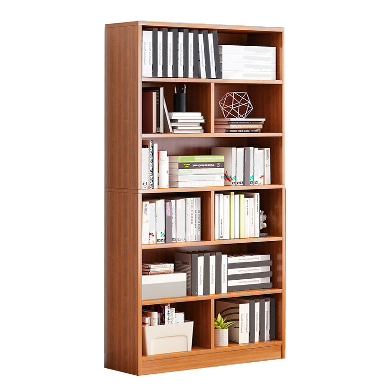 Modem Bookcase, Engineered Wood Standard Bookshelf With Rectangular Shelves