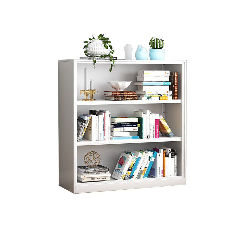 Modern Steel Bookcase Closed Back Bookshelf for Any Room, 13"W