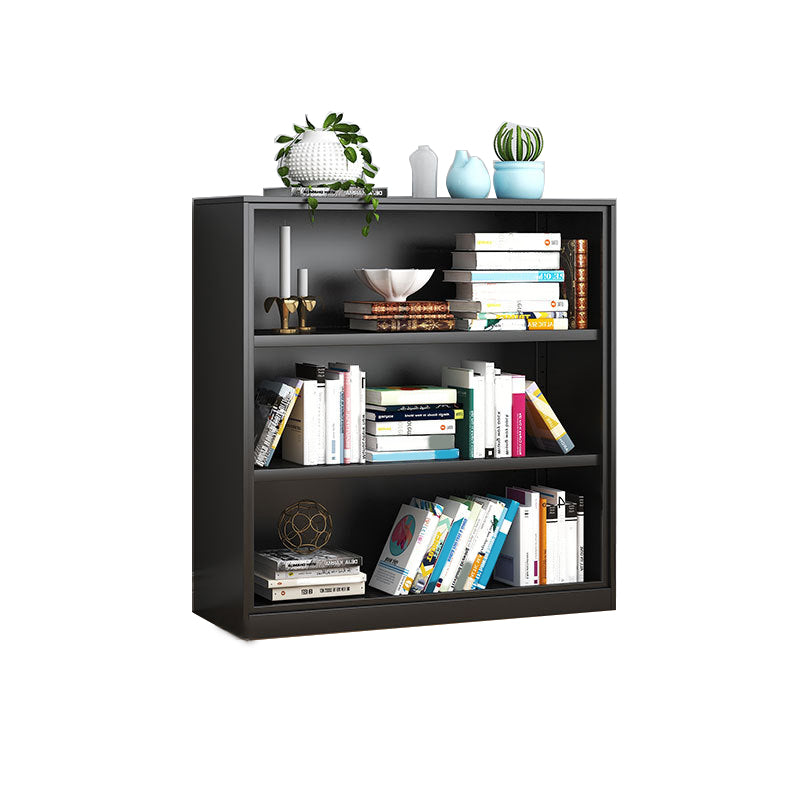 Modern Steel Bookcase Closed Back Bookshelf for Any Room, 13"W