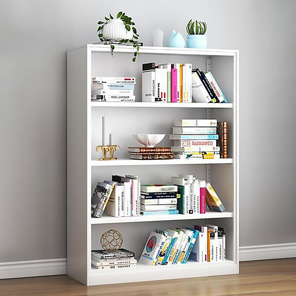 Modern Steel Bookcase Closed Back Bookshelf for Any Room, 13"W