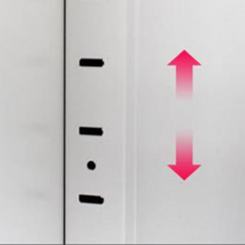 Modern Steel Bookcase Closed Back Bookshelf for Any Room, 13"W