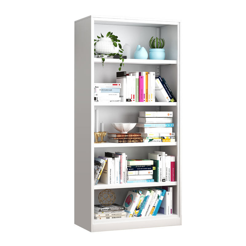 Modern Steel Bookcase Closed Back Bookshelf for Any Room, 13"W