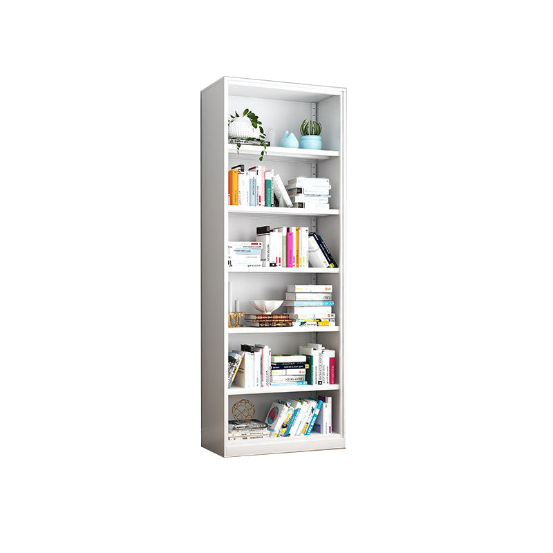 Modern Steel Bookcase Closed Back Bookshelf for Any Room, 13"W