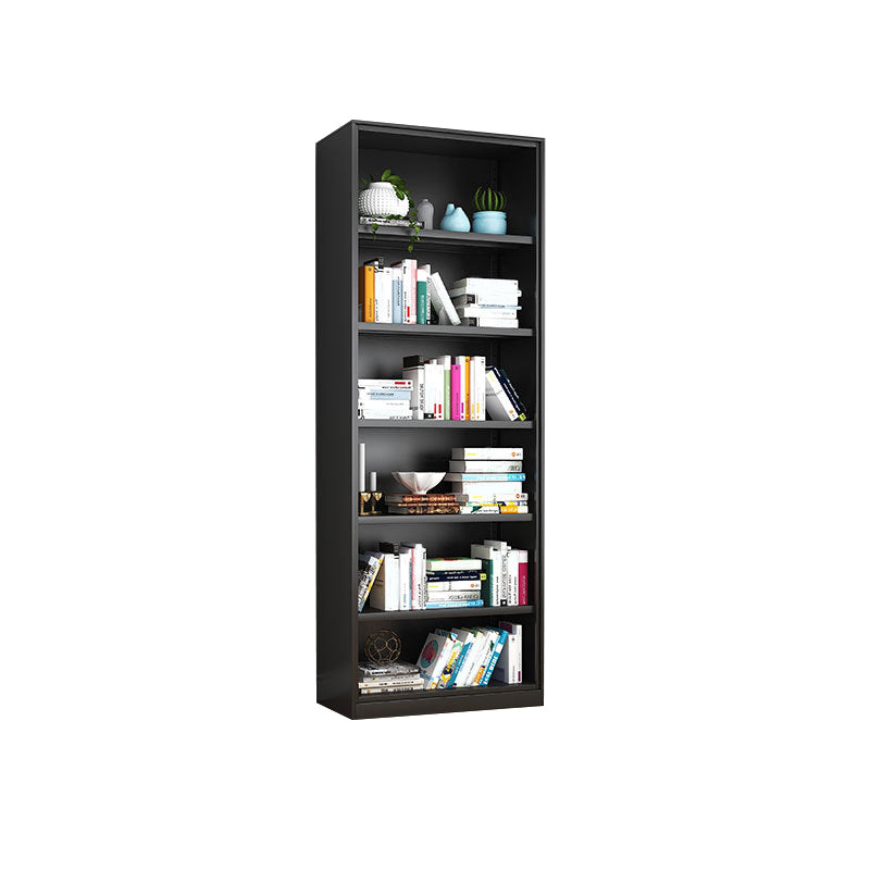 Modern Steel Bookcase Closed Back Bookshelf for Any Room, 13"W
