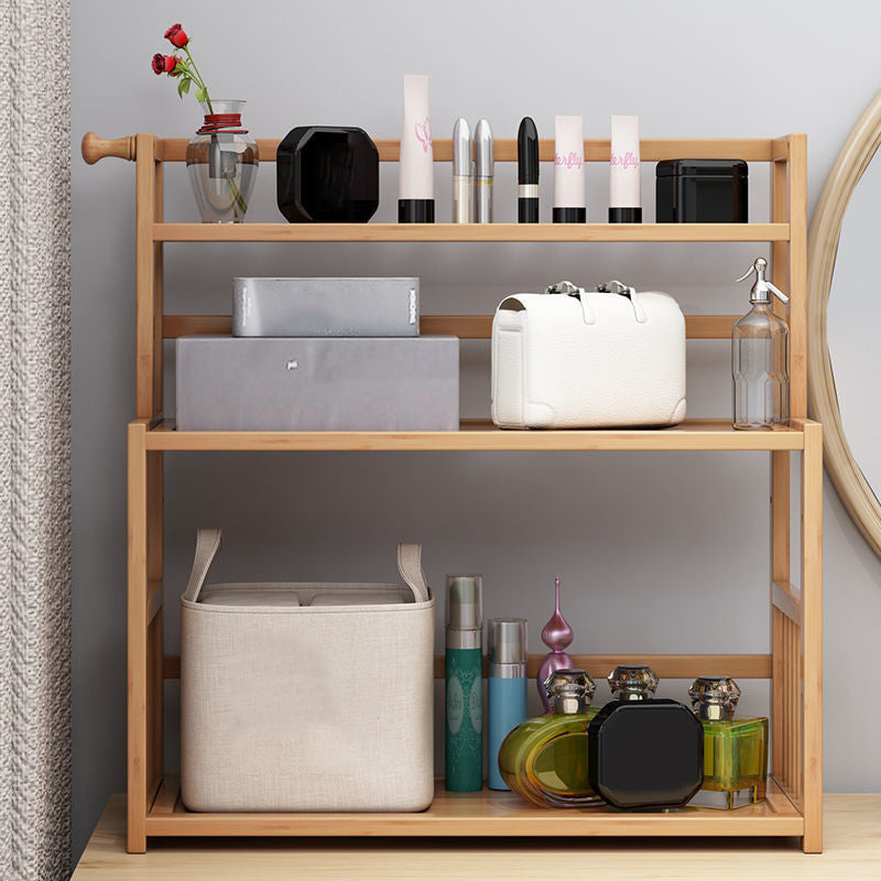 Contemporary Bamboo Bookcase 9-inch Wide Home Standard Bookshelf