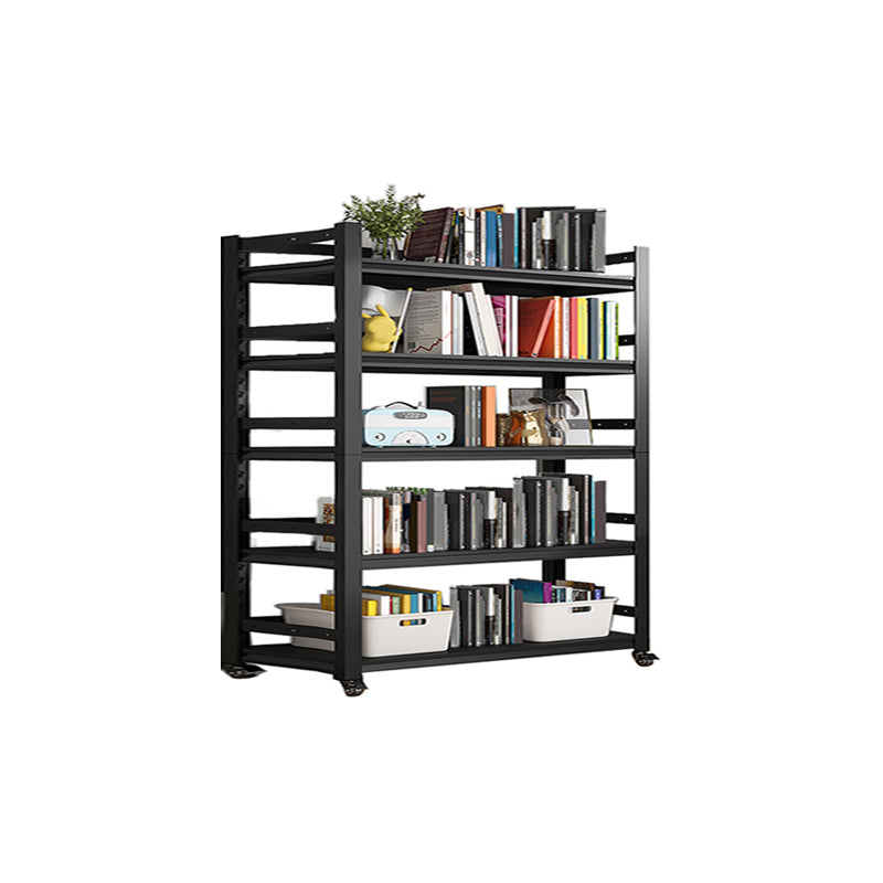 Open Standard Bookshelf Modern Minimalist Metal Rectangular Bookcase