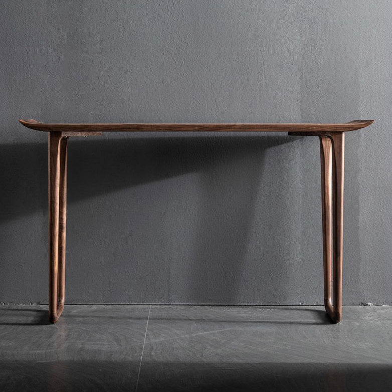 Pine Solid Wood Console Table,11.81inch Wide, Hall Accent Rectangle Table