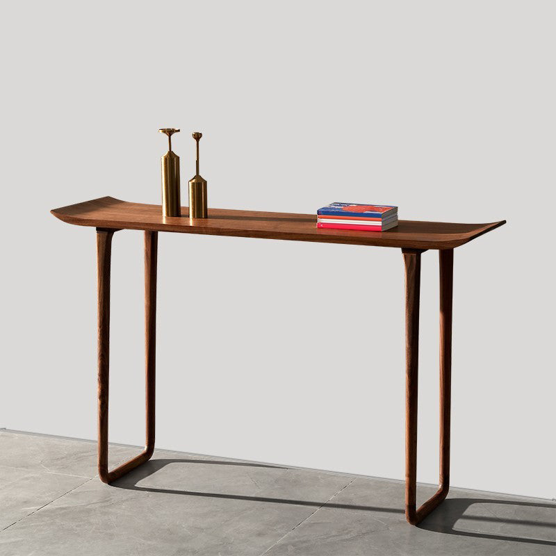Pine Solid Wood Console Table,11.81inch Wide, Hall Accent Rectangle Table