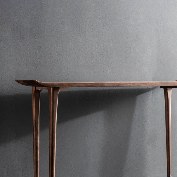 Pine Solid Wood Console Table,11.81inch Wide, Hall Accent Rectangle Table