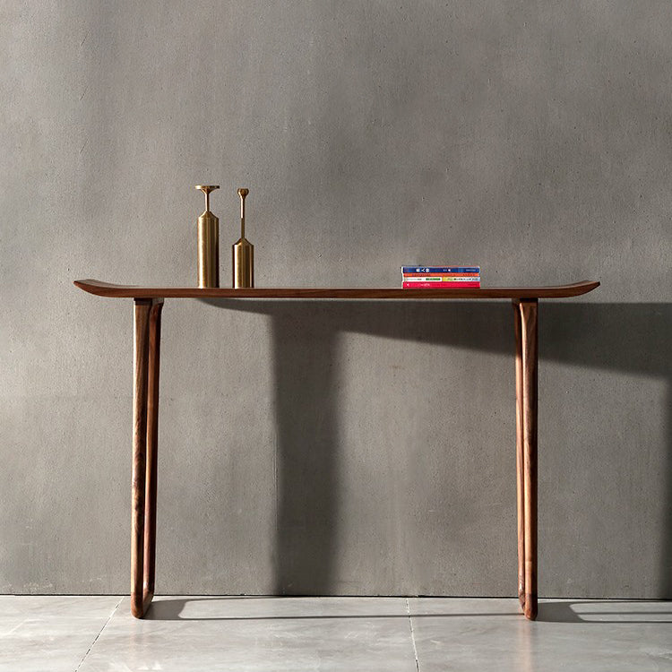 Pine Solid Wood Console Table,11.81inch Wide, Hall Accent Rectangle Table