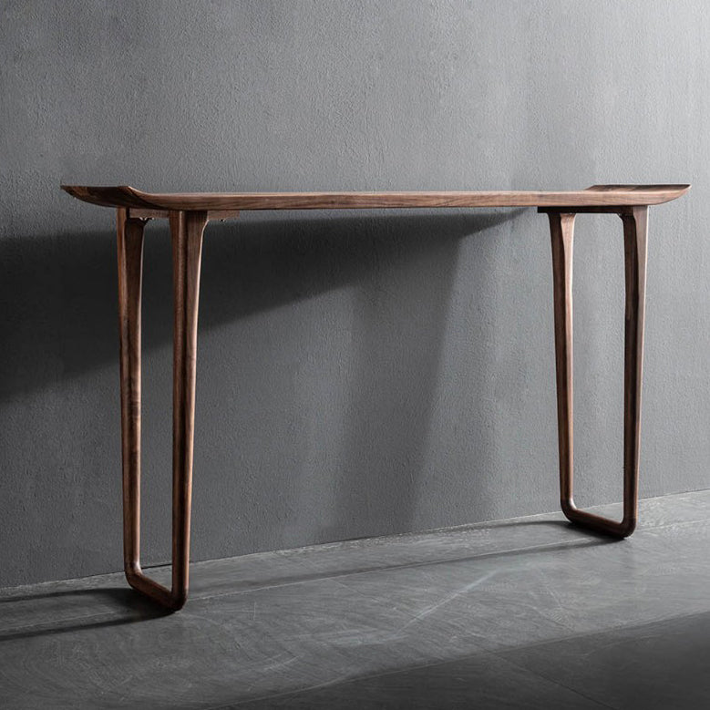 Pine Solid Wood Console Table,11.81inch Wide, Hall Accent Rectangle Table