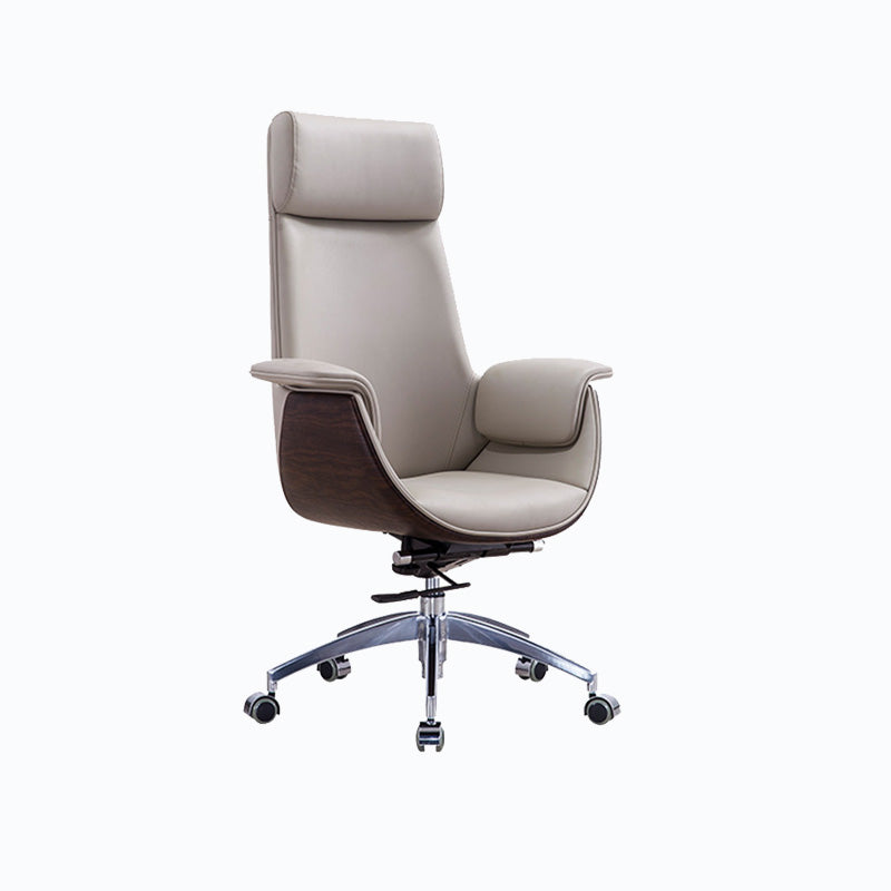 Mid / High Back Office Chair Rotatable Leather Desk Chair for Home and Office