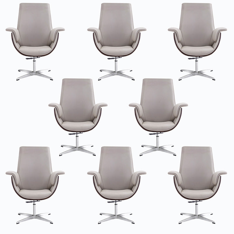 Mid / High Back Office Chair Rotatable Leather Desk Chair for Home and Office