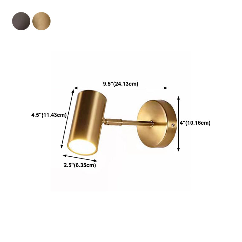 Sconce Light Fixture Minimalist Style Metal Wall Lighting Fixture