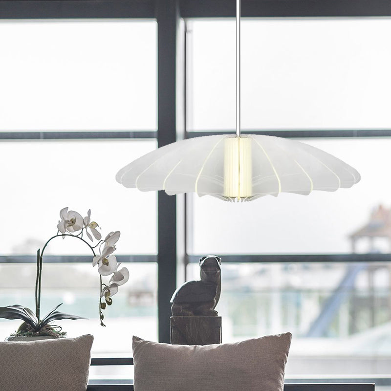 Éclairage à l'éclairage large éclairage moderniste verre transparent 1 plafond de salle à manger de tête Lumière suspendue